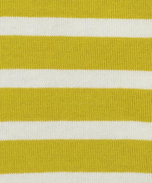 green label relaxing（グリーンレーベルリラクシング）の「【KIDS】サキゾメボーダー スソラウンド◆（Tシャツ/カットソー・キッズ・ネイビー/イエロー・105/135/115/95/125）」の9枚目の写真