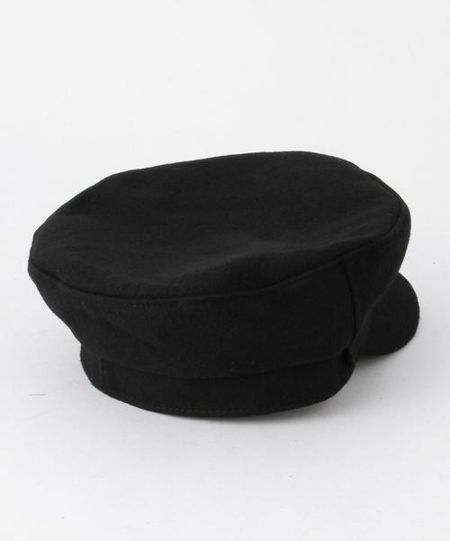 BEAUTY&YOUTH UNITED ARROWS（ビューティーアンドユースユナイテッドアローズ）の「BY マリン フェルトハット ◆（ハンチング/ベレー帽・レディース・ブラック/ベージュ・FREE）」の7枚目の写真