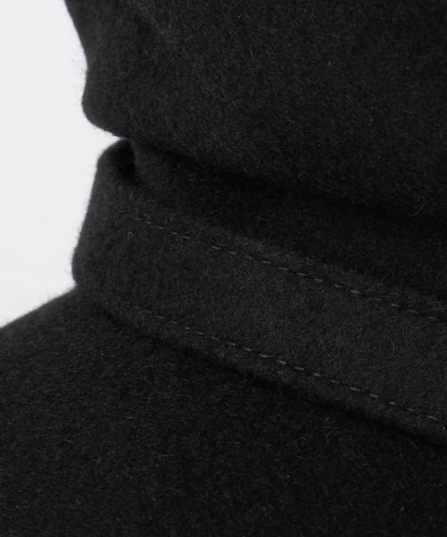 BEAUTY&YOUTH UNITED ARROWS（ビューティーアンドユースユナイテッドアローズ）の「BY マリン フェルトハット ◆（ハンチング/ベレー帽・レディース・ブラック/ベージュ・FREE）」の3枚目の写真