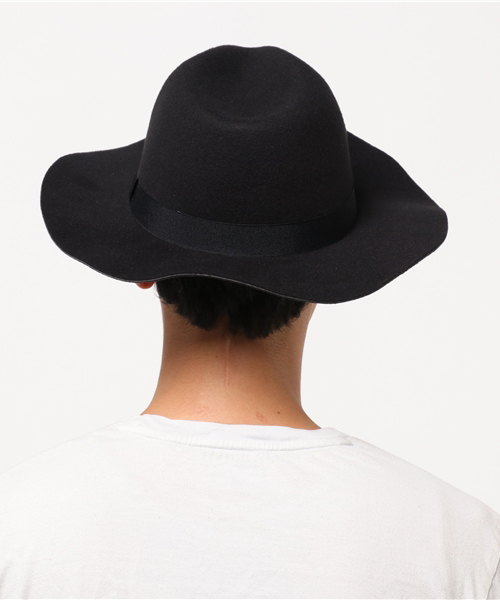 VENCEEXCHANGE（ヴァンスエクスチェンジ）の「ポリフェルトツバ広ハット       （ハット・メンズ・ブラック/ライトブラウン/ネイビー・FREE）」の4枚目の写真