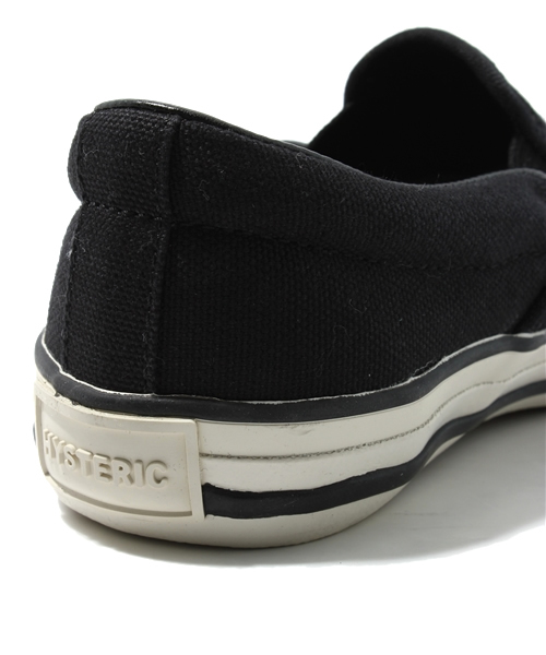 HYSTERIC MINI（ヒステリックミニ）の「FAKE string スリッポン（スニーカー・キッズ・ブラック・XS.P/SMALL/MEDIUM/X-LARGE）」の5枚目の写真