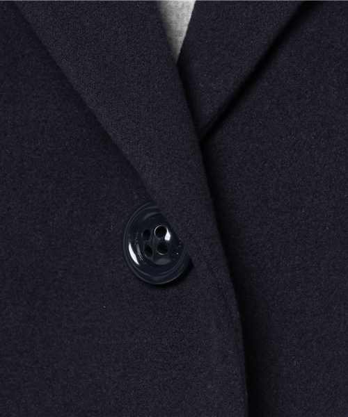 SLY（スライ）の「HOODED CHESTER SHORT COAT（チェスターコート・レディース・ネイビー/ベージュ/トップグレー・2/1）」の13枚目の写真