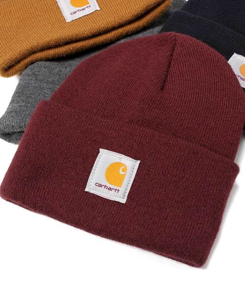 Carhartt(カーハート)の「CARHARTT KNIT CAP ACRYLIC WATCH カーハート ニット帽 カフ アクリル ワッチ(ニットキャップ/ビーニー・メンズ・ブラック/レッド系その他2/ヘザーグレー/ネイビー/ブラック×ホワイト/ブラウン/チャコールグレー/オレンジ/ダークグリーン/イエロー系その他/ダークブラウン/ワイン/ホワイト系その他・FREE)」の12枚目の写真