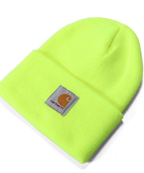 Carhartt(カーハート)の「CARHARTT KNIT CAP ACRYLIC WATCH カーハート ニット帽 カフ アクリル ワッチ(ニットキャップ/ビーニー・メンズ・ブラック/レッド系その他2/ヘザーグレー/ネイビー/ブラック×ホワイト/ブラウン/チャコールグレー/オレンジ/ダークグリーン/イエロー系その他/ダークブラウン/ワイン/ホワイト系その他・FREE)」の10枚目の写真