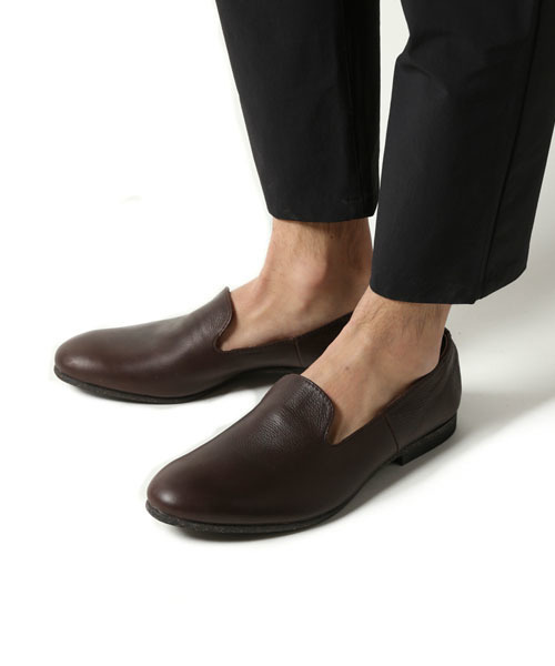 MR.OLIVE(ミスターオリーブ)の「WATER PROOF SHIRINK LEATHER / OPERA SLIP-ON SHOES(オペラスリッポン シューズ)(スリッポン・メンズ・ベージュ/ブラウン/ブラック/ネイビー/ブルー・MEDIUM/SMALL/LARGE)」の21枚目の写真