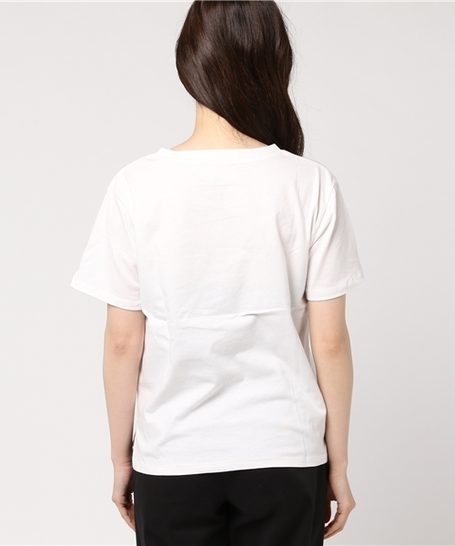 Heather（ヘザー）の「ムジポケＴEE／SS  751960（Tシャツ/カットソー・レディース・ブラック/グレー/ホワイト/ピンク・FREE）」の7枚目の写真