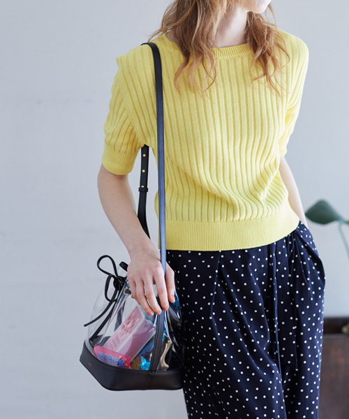 VASIC（ヴァジック）の「VASIC / PVCショルダーバッグ（ショルダー