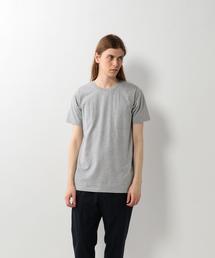 Steven Alan | ＜Steven Alan＞ USA T/C CREW SSL GRAY/Tｼｬﾂ ◆(Tシャツ/カットソー)