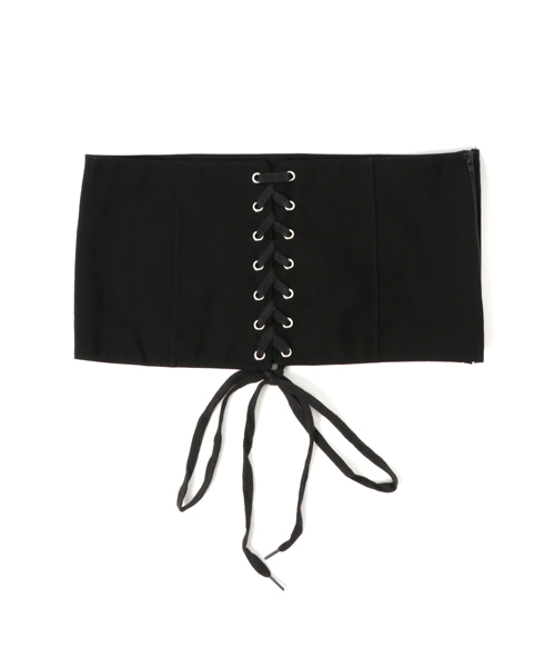 WEGO(ウィゴー)の「WEGO/ツイルコルセットベルト(ベルト・レディース・ホワイト/カーキ/ブラック/ダークインディゴブルー/ベージュ・FREE)」の3枚目の写真