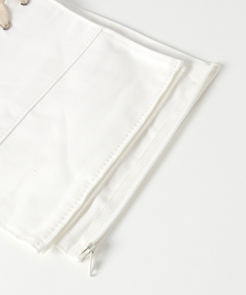 WEGO(ウィゴー)の「WEGO/ツイルコルセットベルト(ベルト・レディース・ホワイト/カーキ/ブラック/ダークインディゴブルー/ベージュ・FREE)」の8枚目の写真