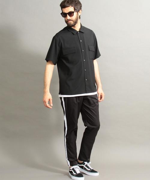 BEAUTY&YOUTH UNITED ARROWS（ビューティーアンドユースユナイテッドアローズ）の「BY サイドライン 1P パンツ ◆（スラックス・メンズ・ネイビー/ブラック・SMALL/MEDIUM/X-LARGE/LARGE）」の4枚目の写真