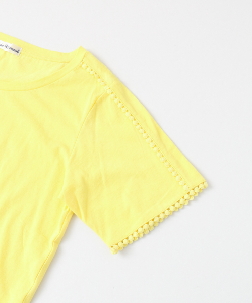 URBAN RESEARCH（アーバンリサーチ）の「つぶつぶレースTシャツ（Tシャツ/カットソー・レディース・カーキ/ブラック/イエロー/オフホワイト・FREE）」の17枚目の写真