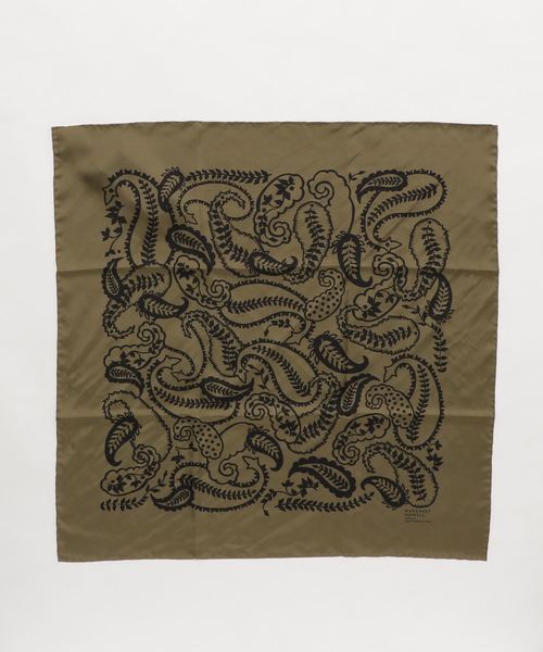 マーガレットハウエル ペイズリー柄 コットンスカーフ PAISLEY SILK SCARF | MARGARET HOWELL（マーガレット・ハウエル