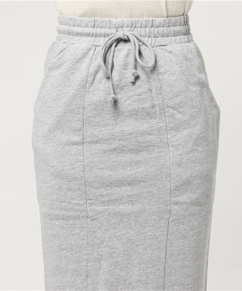 SLY（スライ）の「SEAM SW M/SK（スカート・レディース・ワインレッド/トップグレー/ブラック・1/2）」の7枚目の写真