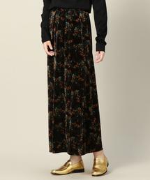 BEAUTY&YOUTH UNITED ARROWS | BY ベロアプリントマキシスカート(スカート)