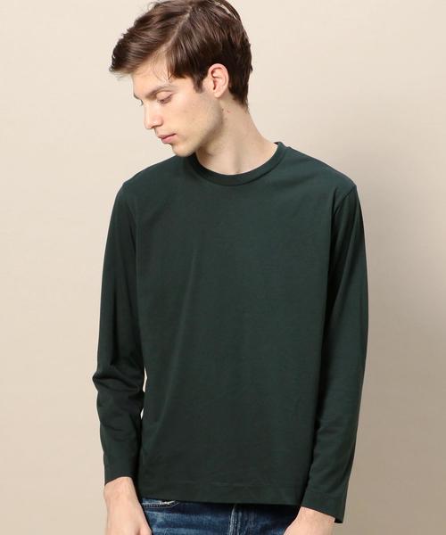 BEAUTY&YOUTH UNITED ARROWS(ビューティーアンドユースユナイテッドアローズ)の「BY サーモライト カットソー ◆(Tシャツ/カットソー・メンズ・ホワイト/グレー/ダークグリーン/ネイビー・MEDIUM/SMALL/X-LARGE/LARGE)」の1枚目の写真