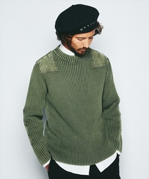 HYSTERIC GLAMOUR | HG WOMAN HEAD pt ミリタリープルオーバー(ニット/セーター)