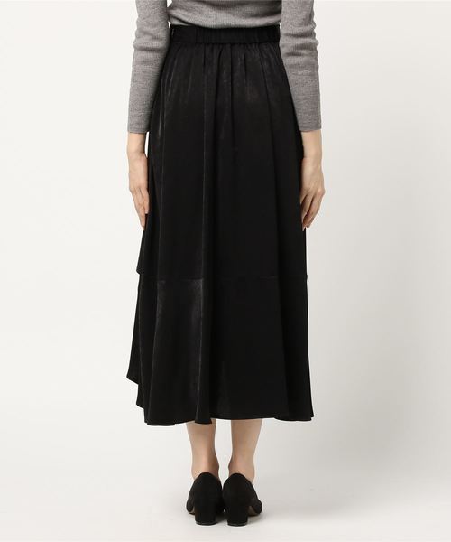 laboratory work（ラボラトリーワーク）の「イレギュラーヘムスカート（スカート・レディース・ブルー/ブラウン/ブラック・MEDIUM）」の4枚目の写真