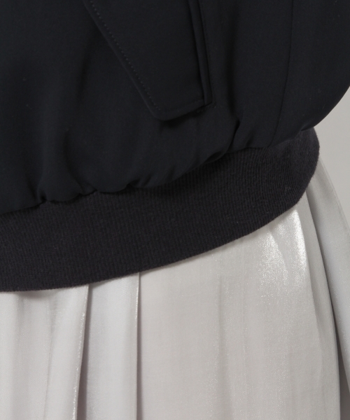 laboratory work(ラボラトリーワーク)の「ノーカラージップブルゾン(ブルゾン・レディース・グレー/ネイビー・MEDIUM)」の8枚目の写真