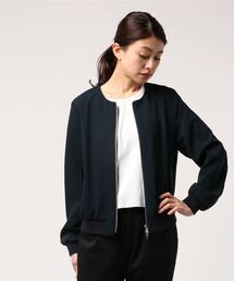 laboratory work | ノーカラージップブルゾン(ブルゾン)