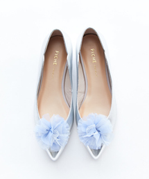 PICHE ABAHOUSE | チュールポンポンパンプス(パンプス)