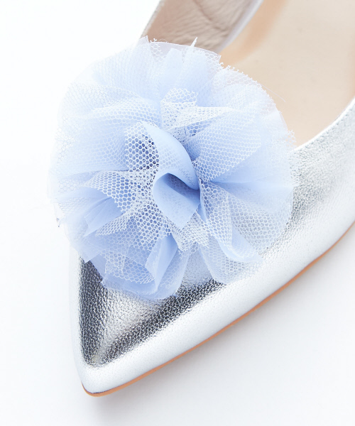 PICHE ABAHOUSE（ピシェ アバハウス）の「チュールポンポンパンプス（パンプス・レディース・ブラック/シルバー/ピンク・39/35/36/37/38/40/34）」の11枚目の写真