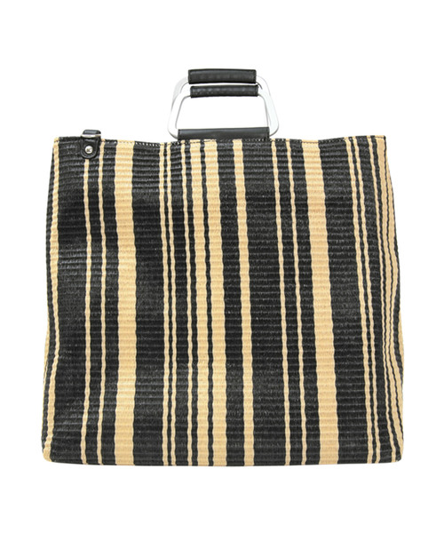 titivate（ティティベイト）の「ﾒﾀﾙﾊﾝﾄﾞﾙｽﾄﾛｰﾊﾞｯｸﾞ（トートバッグ・レディース・ブラック/ブラック系その他/サックスブルー/パープル系その他/オレンジ・FREE）」の2枚目の写真