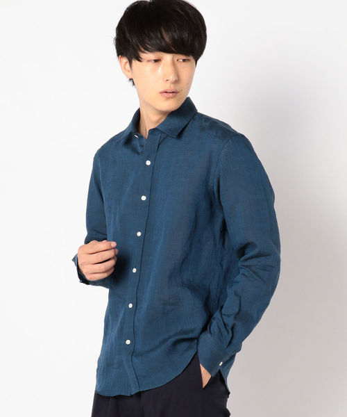 SHIPS(シップス)の「SC: Herdmans リネン レギュラーカラー シャツ(シャツ/ブラウス・メンズ・ホワイト/レッド/ロイヤルブルー・SMALL/MEDIUM/LARGE/X-LARGE)」の3枚目の写真