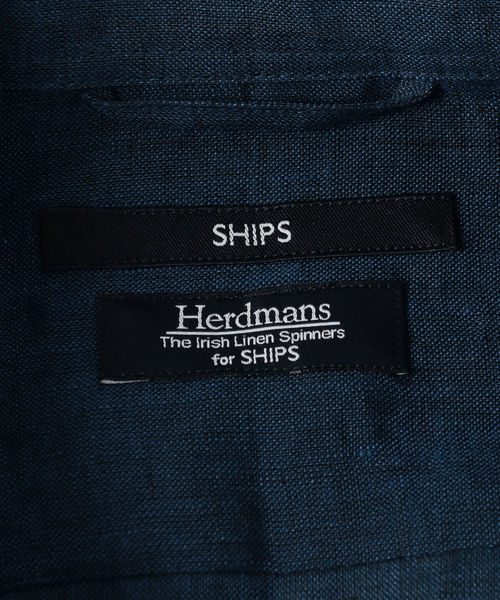 SHIPS(シップス)の「SC: Herdmans リネン レギュラーカラー シャツ(シャツ/ブラウス・メンズ・ホワイト/レッド/ロイヤルブルー・SMALL/MEDIUM/LARGE/X-LARGE)」の12枚目の写真