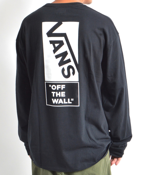 VANS(バンズ)の「別注:VANS/ヴァンズ Box Flying-V L/S T-Shirts(Tシャツ/カットソー・メンズ・ホワイト/ブラック・S/M/L)」の12枚目の写真