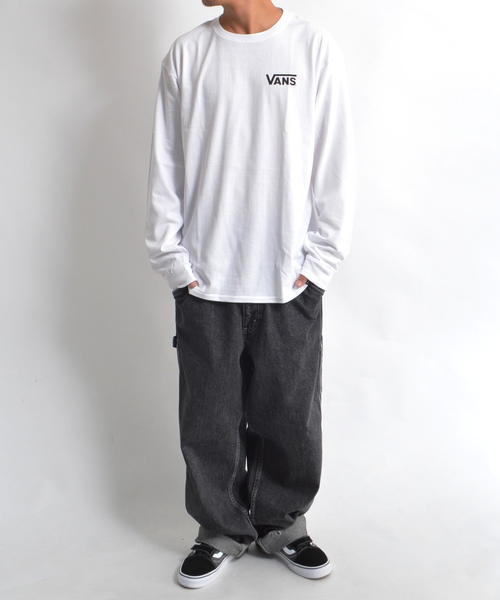 VANS(バンズ)の「別注:VANS/ヴァンズ Box Flying-V L/S T-Shirts(Tシャツ/カットソー・メンズ・ホワイト/ブラック・S/M/L)」の13枚目の写真