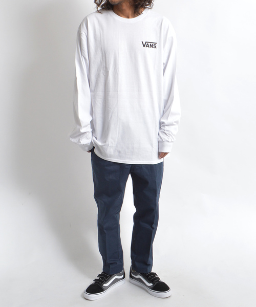 VANS(バンズ)の「別注:VANS/ヴァンズ Box Flying-V L/S T-Shirts(Tシャツ/カットソー・メンズ・ホワイト/ブラック・S/M/L)」の15枚目の写真