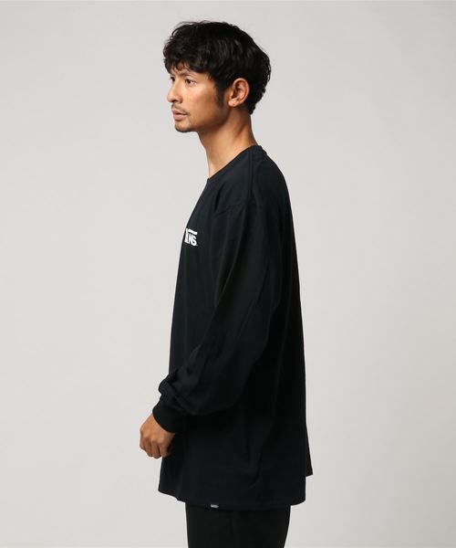 VANS(バンズ)の「別注:VANS/ヴァンズ Box Flying-V L/S T-Shirts(Tシャツ/カットソー・メンズ・ホワイト/ブラック・S/M/L)」の4枚目の写真