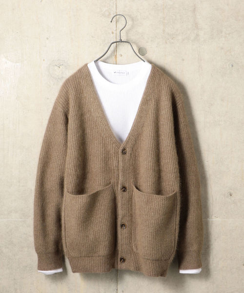 SHIPS JET BLUE（シップスジェットブルー）の「SHIPS JET BLUE: シャギーミックス アゼカーディガン（カーディガン/ボレロ・メンズ・ネイビー/グレー/カーキ・SMALL/MEDIUM/LARGE/X-SMALL）」の3枚目の写真