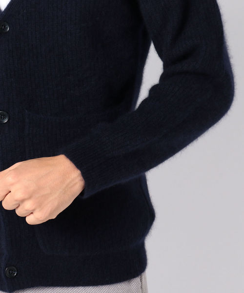 SHIPS JET BLUE（シップスジェットブルー）の「SHIPS JET BLUE: シャギーミックス アゼカーディガン（カーディガン/ボレロ・メンズ・ネイビー/グレー/カーキ・SMALL/MEDIUM/LARGE/X-SMALL）」の12枚目の写真