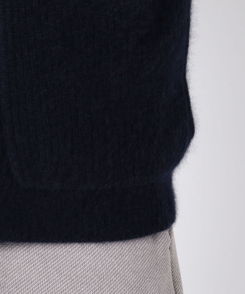 SHIPS JET BLUE（シップスジェットブルー）の「SHIPS JET BLUE: シャギーミックス アゼカーディガン（カーディガン/ボレロ・メンズ・ネイビー/グレー/カーキ・SMALL/MEDIUM/LARGE/X-SMALL）」の6枚目の写真