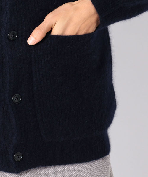 SHIPS JET BLUE（シップスジェットブルー）の「SHIPS JET BLUE: シャギーミックス アゼカーディガン（カーディガン/ボレロ・メンズ・ネイビー/グレー/カーキ・SMALL/MEDIUM/LARGE/X-SMALL）」の17枚目の写真