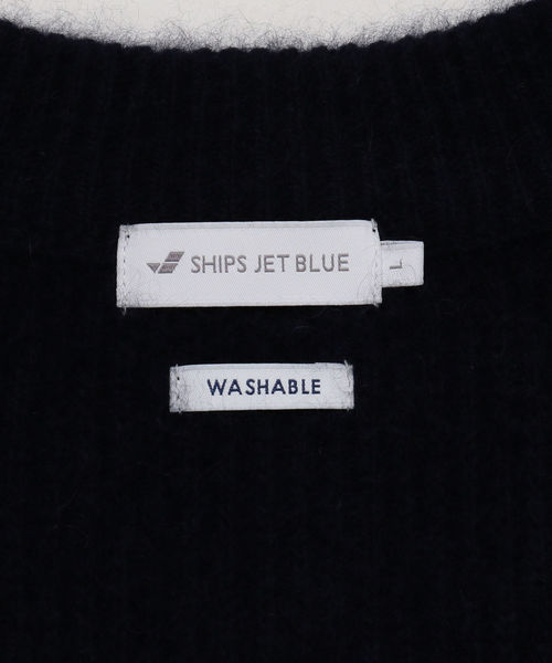 SHIPS JET BLUE（シップスジェットブルー）の「SHIPS JET BLUE: シャギーミックス アゼカーディガン（カーディガン/ボレロ・メンズ・ネイビー/グレー/カーキ・SMALL/MEDIUM/LARGE/X-SMALL）」の11枚目の写真