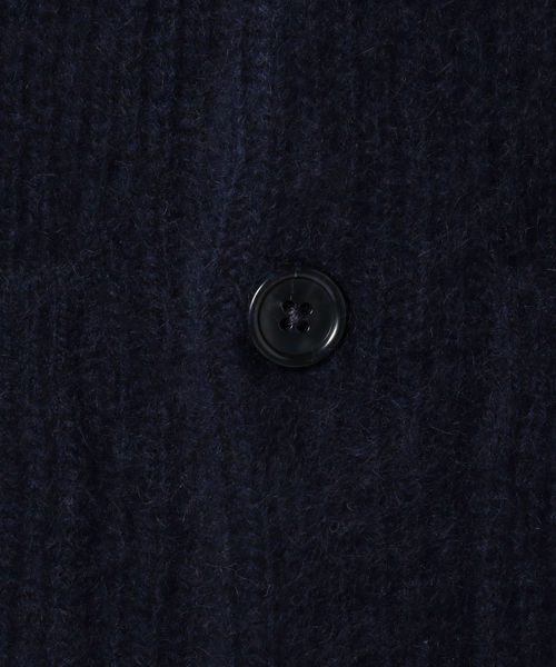 SHIPS JET BLUE（シップスジェットブルー）の「SHIPS JET BLUE: シャギーミックス アゼカーディガン（カーディガン/ボレロ・メンズ・ネイビー/グレー/カーキ・SMALL/MEDIUM/LARGE/X-SMALL）」の14枚目の写真