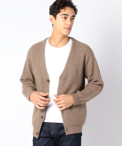 SHIPS JET BLUE（シップスジェットブルー）の「SHIPS JET BLUE: シャギーミックス アゼカーディガン（カーディガン/ボレロ・メンズ・ネイビー/グレー/カーキ・SMALL/MEDIUM/LARGE/X-SMALL）」の18枚目の写真