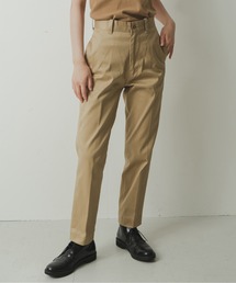 「KHA:KI / カーキ」MIDRISE TAPERD CHINO　ミッドライズテーパードチノパンツ