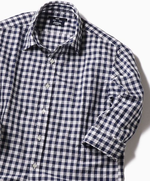 SHIPS(シップス)の「SC: Herdmans コットン/リネン 7スリーブ シャツ 19SS(シャツ/ブラウス・メンズ・グリーン/ネイビー/ダークブルー/その他/レッド/ホワイト/ブルー/コバルトブルー/オレンジ/ライトグレー・MEDIUM/LARGE/SMALL/X-LARGE)」の10枚目の写真