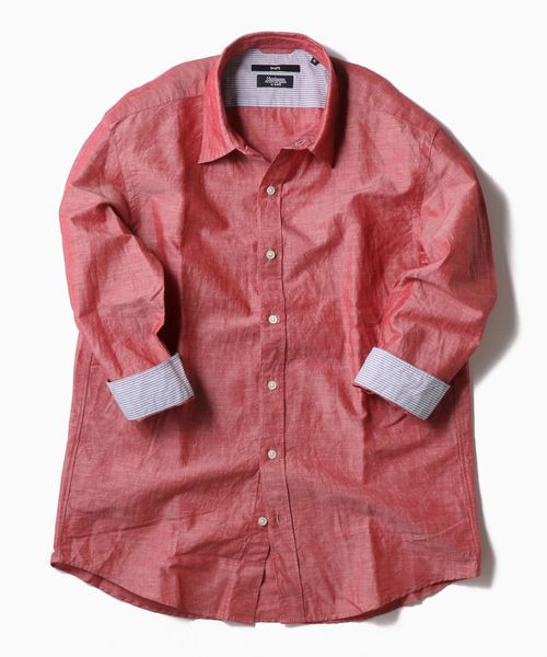 SHIPS(シップス)の「SC: Herdmans コットン/リネン 7スリーブ シャツ 19SS(シャツ/ブラウス・メンズ・グリーン/ネイビー/ダークブルー/その他/レッド/ホワイト/ブルー/コバルトブルー/オレンジ/ライトグレー・MEDIUM/LARGE/SMALL/X-LARGE)」の19枚目の写真