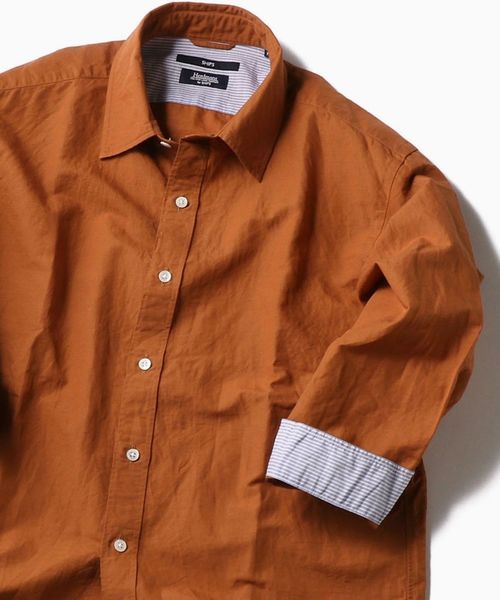 SHIPS(シップス)の「SC: Herdmans コットン/リネン 7スリーブ シャツ 19SS(シャツ/ブラウス・メンズ・グリーン/ネイビー/ダークブルー/その他/レッド/ホワイト/ブルー/コバルトブルー/オレンジ/ライトグレー・MEDIUM/LARGE/SMALL/X-LARGE)」の20枚目の写真
