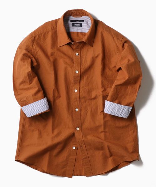 SHIPS(シップス)の「SC: Herdmans コットン/リネン 7スリーブ シャツ 19SS(シャツ/ブラウス・メンズ・グリーン/ネイビー/ダークブルー/その他/レッド/ホワイト/ブルー/コバルトブルー/オレンジ/ライトグレー・MEDIUM/LARGE/SMALL/X-LARGE)」の21枚目の写真