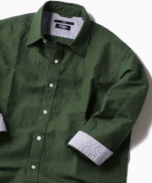 SHIPS(シップス)の「SC: Herdmans コットン/リネン 7スリーブ シャツ 19SS(シャツ/ブラウス・メンズ・グリーン/ネイビー/ダークブルー/その他/レッド/ホワイト/ブルー/コバルトブルー/オレンジ/ライトグレー・MEDIUM/LARGE/SMALL/X-LARGE)」の22枚目の写真
