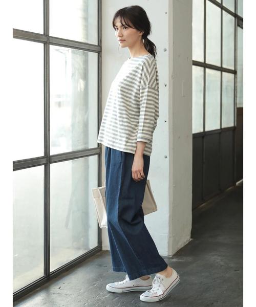 AMERICAN HOLIC（アメリカンホリック）の「ランチワイドデニム（デニムパンツ・レディース・インディゴブルー・S/M）」の8枚目の写真