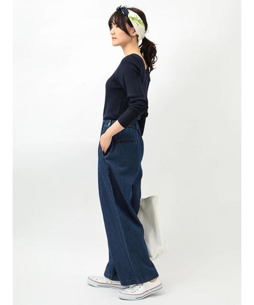 AMERICAN HOLIC（アメリカンホリック）の「ランチワイドデニム（デニムパンツ・レディース・インディゴブルー・S/M）」の15枚目の写真