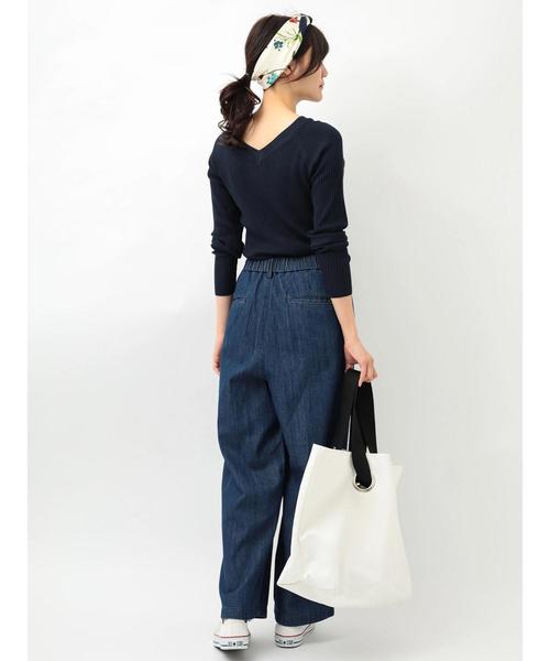 AMERICAN HOLIC（アメリカンホリック）の「ランチワイドデニム（デニムパンツ・レディース・インディゴブルー・S/M）」の17枚目の写真