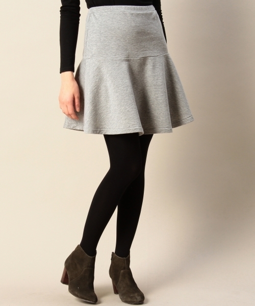 BEAUTY&YOUTH UNITED ARROWS（ビューティーアンドユースユナイテッドアローズ）の「BYSF スウェットフレアスカート ◆（スカート・レディース・ブラック/ライトグレー・フリー）」の2枚目の写真